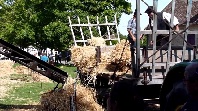 Battage à l'ancienne Provins 2015