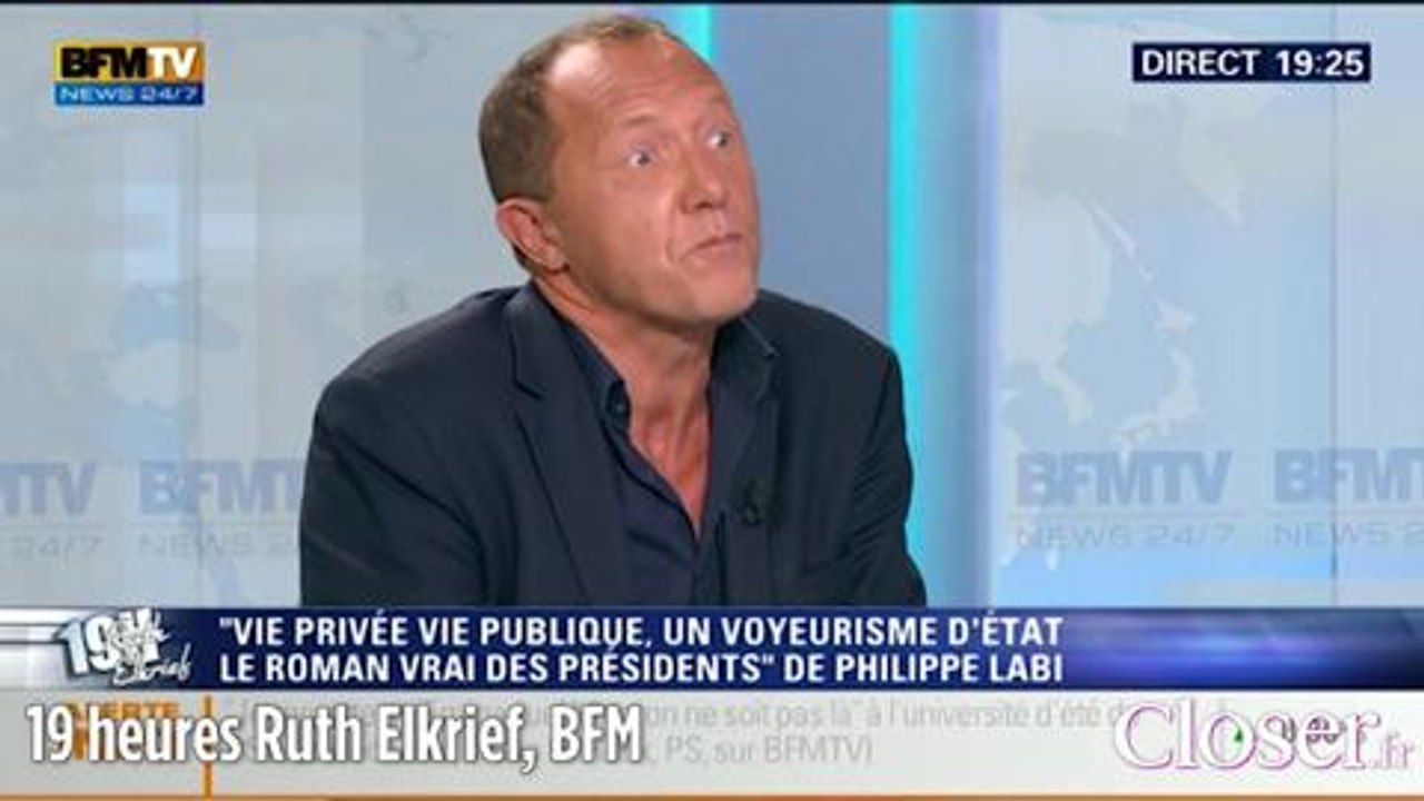 19h Ruth Elkrief : Phlippe Labi parle de Julie Gayet, vendredi 28 août