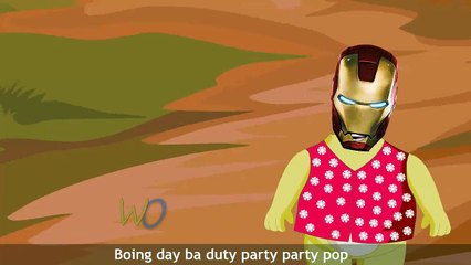Iron Man Rhyme | I'm A Gummy Bear Rhyme | Cartoon Rhyme For Kids