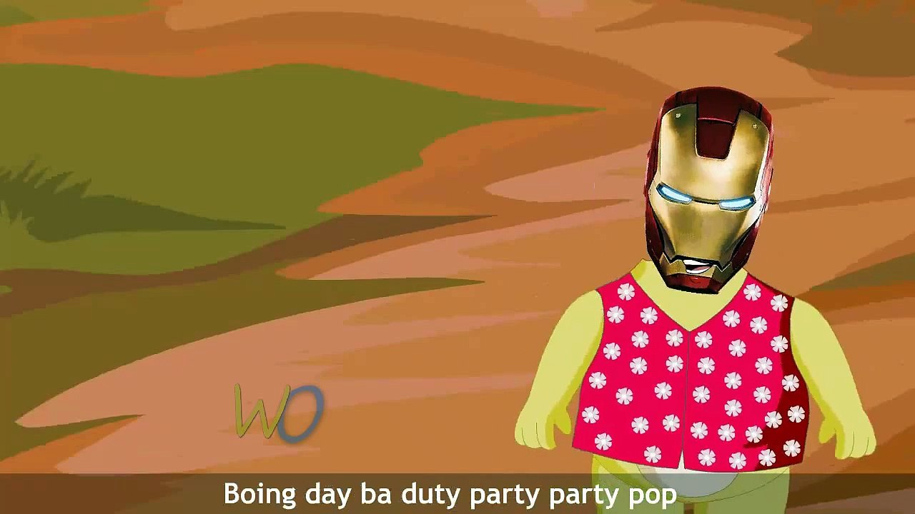 Iron Man Rhyme | I'm A Gummy Bear Rhyme | Cartoon Rhyme For Kids