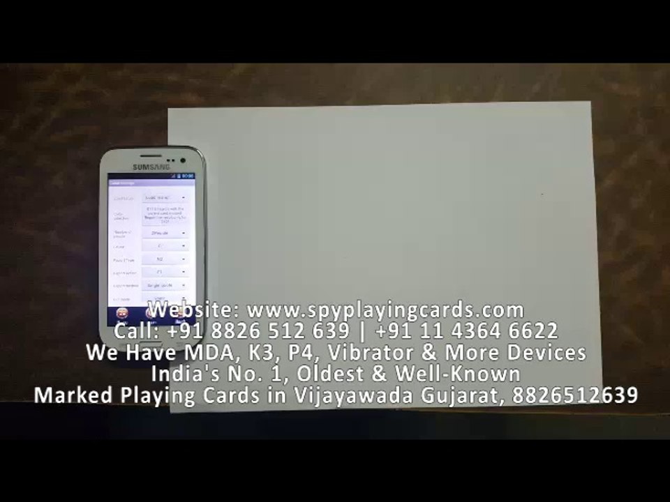 Marked Playing Cards Cheating in Vijaywada, 8826512639
