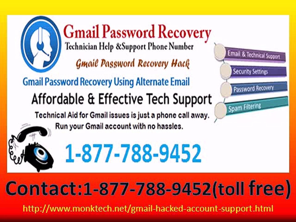 Gmail Password Recovery For Users in USA ! 1-877-788-9452