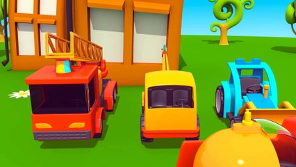 Meraklı kamyon Leo ve helikopter - eğitici çizgi film - Türkçe dublaj