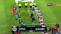 Los goles del: Chivas vs Jaguares 2  1