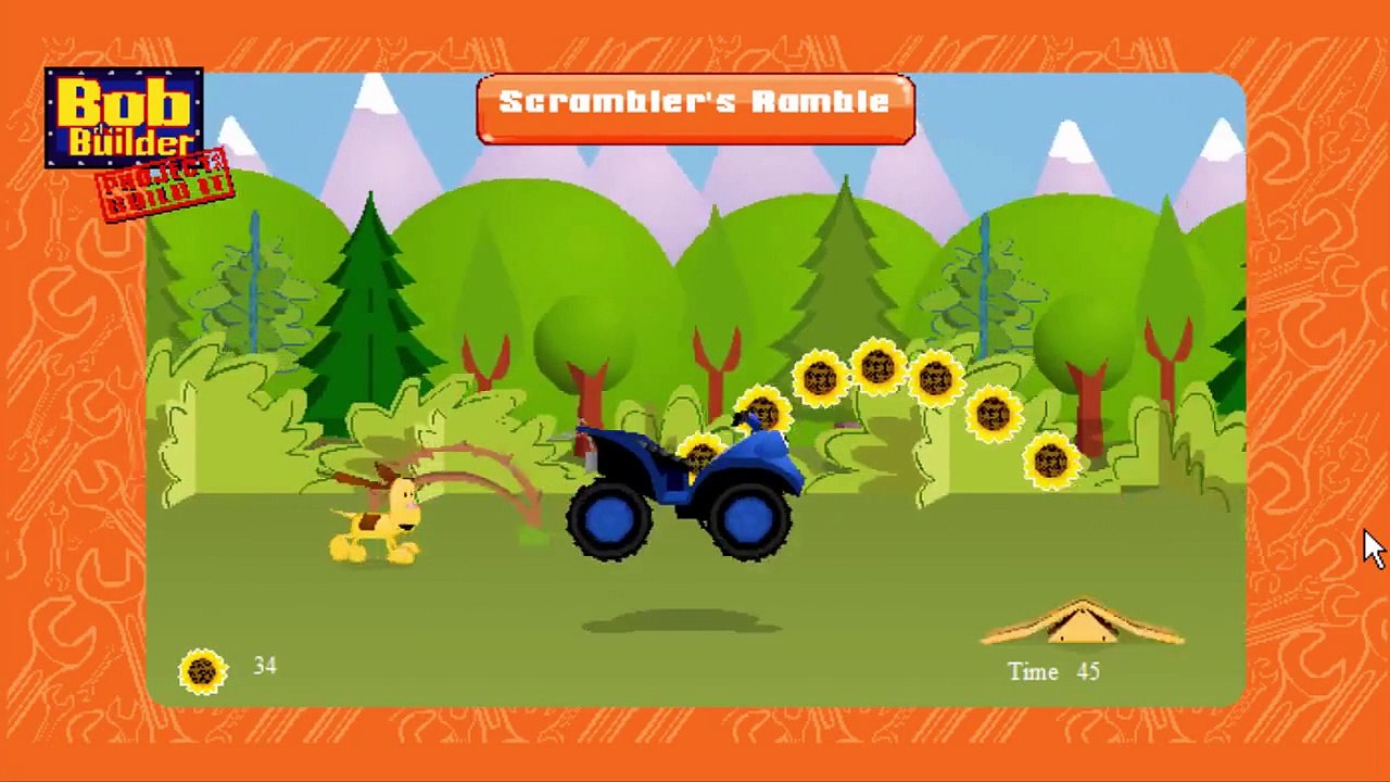 Bob the Builder Scramblers Ramble Animation Sprout PBS Kids Game Play Walkthrough