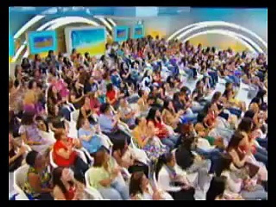 Silvio Santos e sua filha Rebeca Abravanel