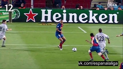 All goals Lionel Messi in UEFA European cups