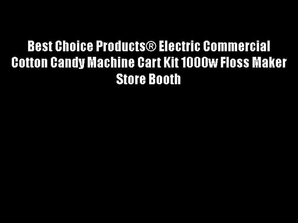 Best Choice Products® Electric Commercial Cotton Candy Machine Cart Kit 1000w Floss Maker Store