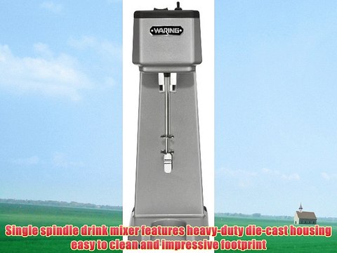 Waring Commercial WDM120 Heavy Duty Diecast Metal Single Spindle Drink Mixer
