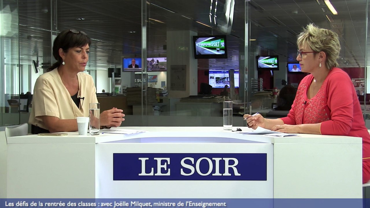 Joëlle Milquet (ministre de l’Enseignement) : les défis de la rentrée des classes
