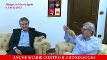Marra spiega a Vittorio Sgarbi il Signoraggio Bancario (euro, banche, mafie ecc)