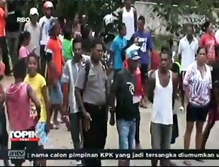 Bentrok Antar Warga Terjadi di Ambon