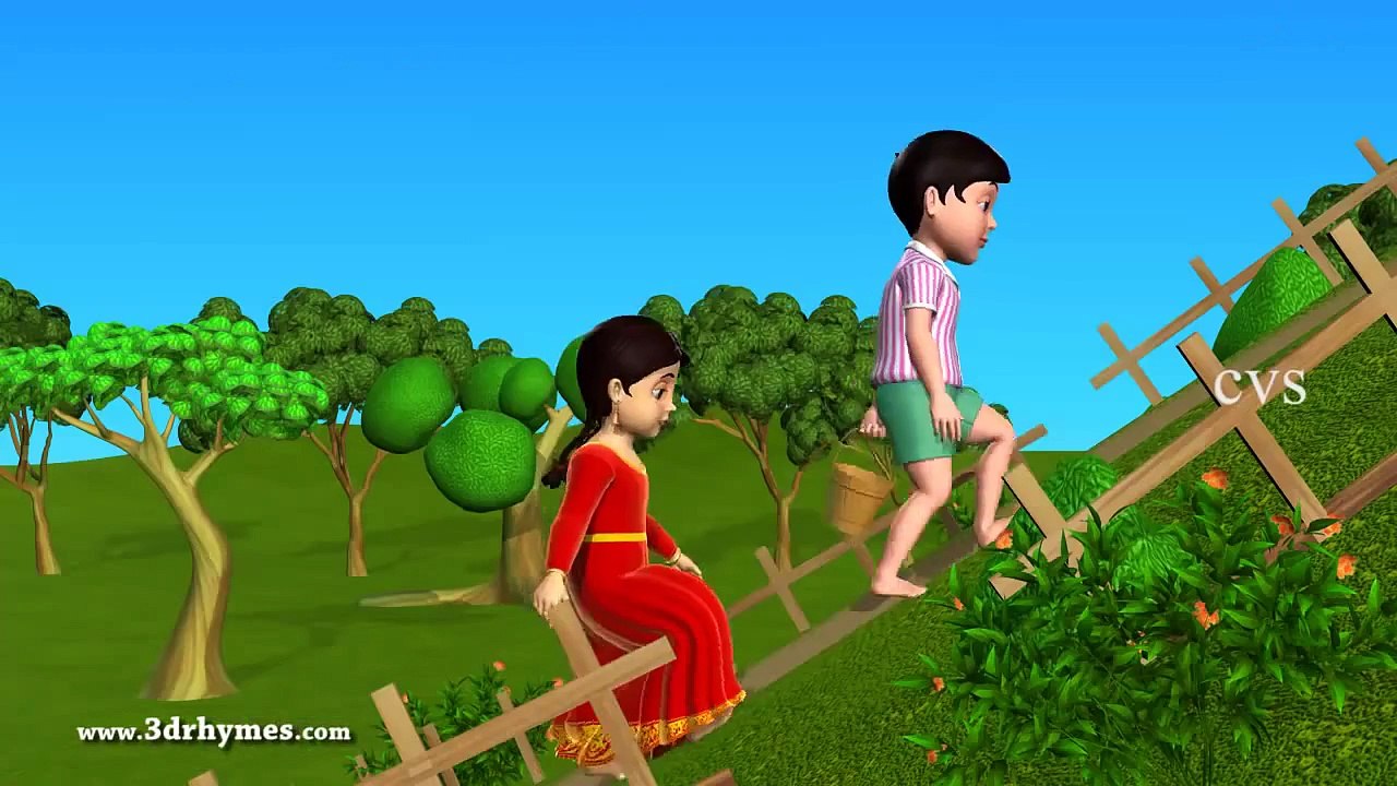 Jack and Jill went up the hill | 3D Nursery Rhymes | English Nursery Rhymes | Nursery Rhymes for Kids