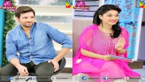 Saba Qamar & Meekal Zulfiqar In Sanam Jung Morning Show Pictures