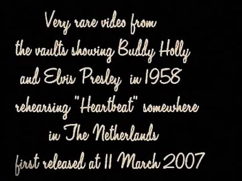 Buddy Holly & Elvis Presley rehearsing