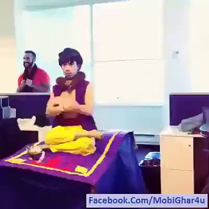 Flying Carpet Prank