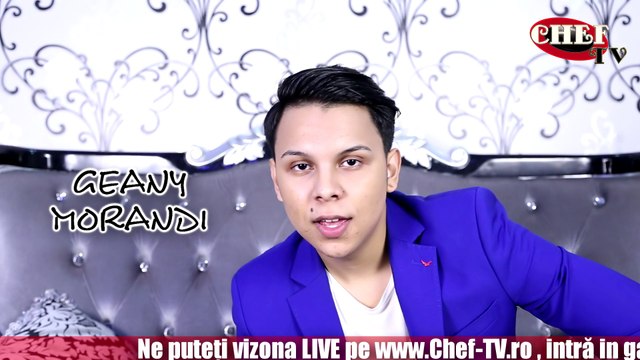 Geany Morandi va recomanda CHEF TV