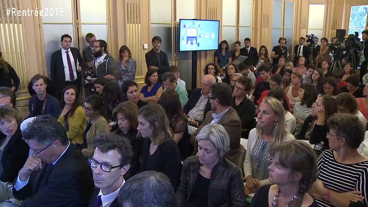 Conférence de presse de rentrée 2015.  Réponses aux journalistes. #Rentrée2015