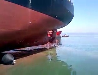 How They Move GIGANTIC ship from Land to Deep water !!!