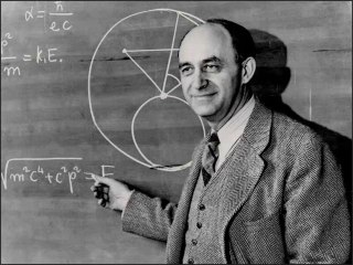 Colorisation of a photograph of Enrico Fermi