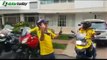 Así protestaron algunos colombianos en la embajada de Venezuela en Colombia