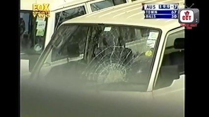 What a six, car window smashed