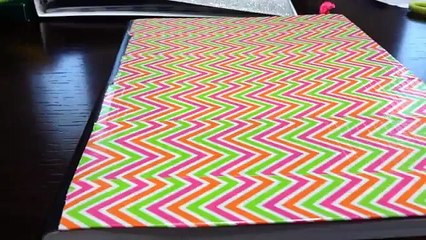 How-to-cover-a-composition-book-with-duck-tap