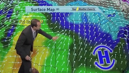 Weatherman Plays Fetch w Dog News Blooper