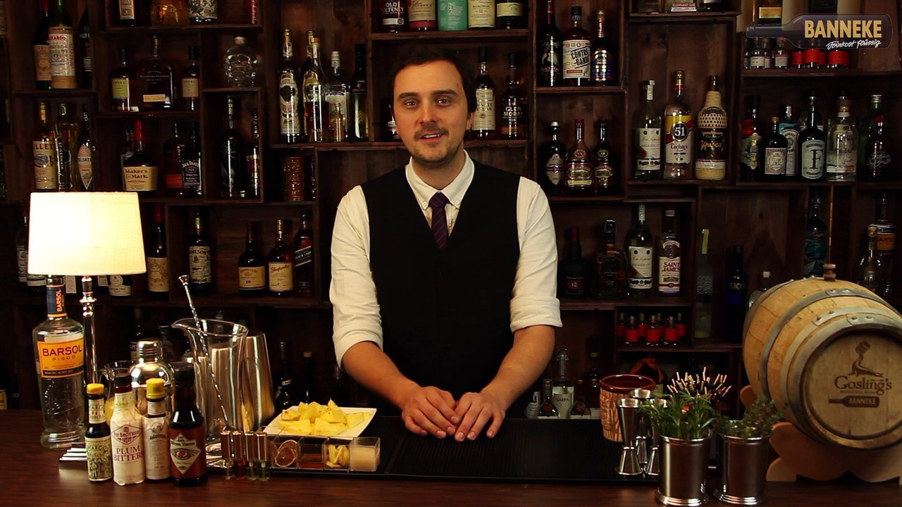 Pineapple Ginger Coco Cup - Pisco Cocktail selber mixen - Schüttelschule by Banneke