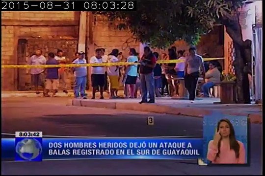 Dos hombres heridos dejó un ataque a balas registrado en el sur de Guayaquil