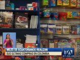 Miles de ecuatorianos realizan sus últimas compras en Colombia