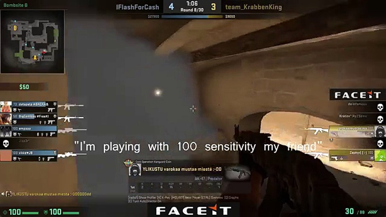 100 Sensitivity
