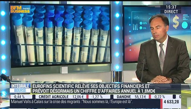 Eurofins Scientific a relevé ses objectifs annuels après une forte hausse au premier semestre: Hugues Vaussy - 31/08