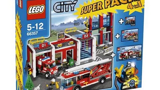 lego city 60110 fire station speed build