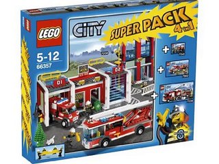 LEGO City 66357: Fire Station Super Pack 4 in 1 Top Goods