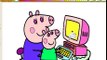 Peppa Pig En español VideoJuego Peppa La Cerdita 2014 Latinoamerica Dibujos de color De pe