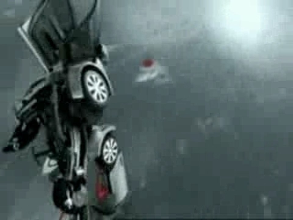 Citroen C4 Ice Skating Transformer