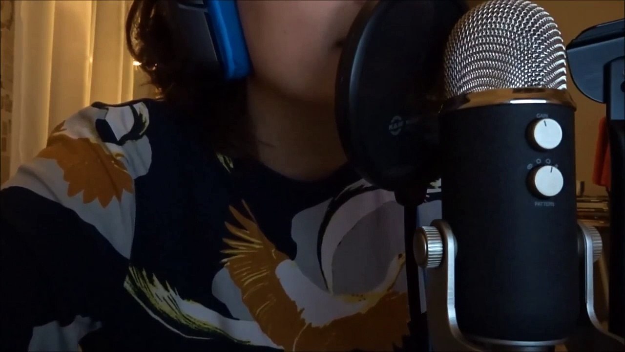 Tingly ASMR binaural song with guitar and percussion (check for version without percussion, too!)