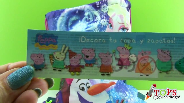 Frozen Saco con Huevos Sorpresa Monsters University, Mickey Mouse, Peppa Pig, Hello Kitty y más