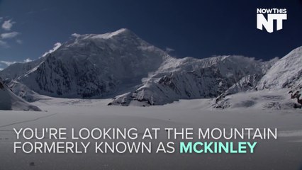 Mount McKinley Is Now "Mount Denali"