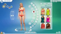 The sims 4 CAS-Creating the 1st sim!