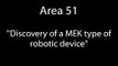 Area 51 - US Military advanced robotic prototype