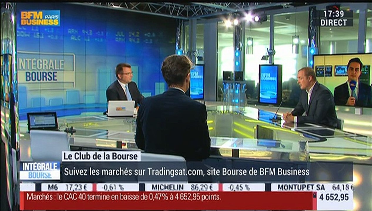 Le Club de la Bourse: Xavier Patrolin, François Chaulet et Nicolas Chéron - 31/08