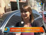 Amalia Granata habla sobre los dichos de Salazar