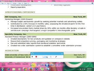 how to write a good CV