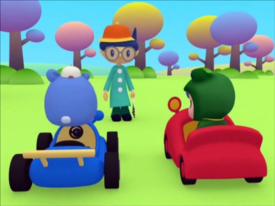 Çizgi film - Rubi ve Jojo - Araba - Pepee, Caillou ve Pocoyo sevenler için