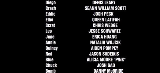 Ice Age 2 Little Einsteins Angry Birds WALL E Monsters Inc 2009 End Credits