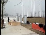 Wind Turbine Powered City Park Lighting - HY Energy Shanghai Expo Park