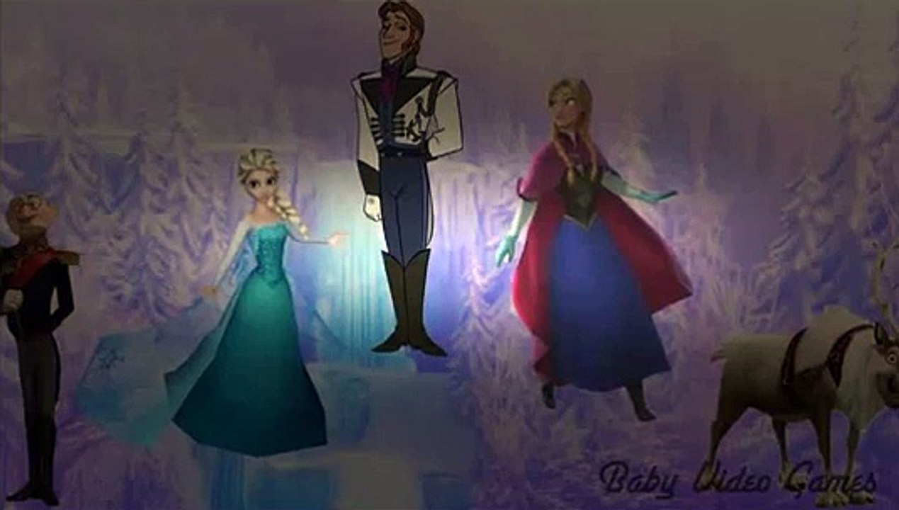 Finger Family Song Frozen Rhymes Song & Cartoon Daddy Finger Disney for Kids | Rosa Wala
