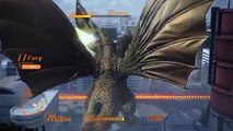 GODZILLA Ps4: King Ghidorah invasion mode walkthrough part 2